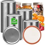 canning lids regular jar lids, Anti-rust Reusable Leak Proof Canning flats for Ball & Kerr Jars,Silicone Seals,Food Grade pre
