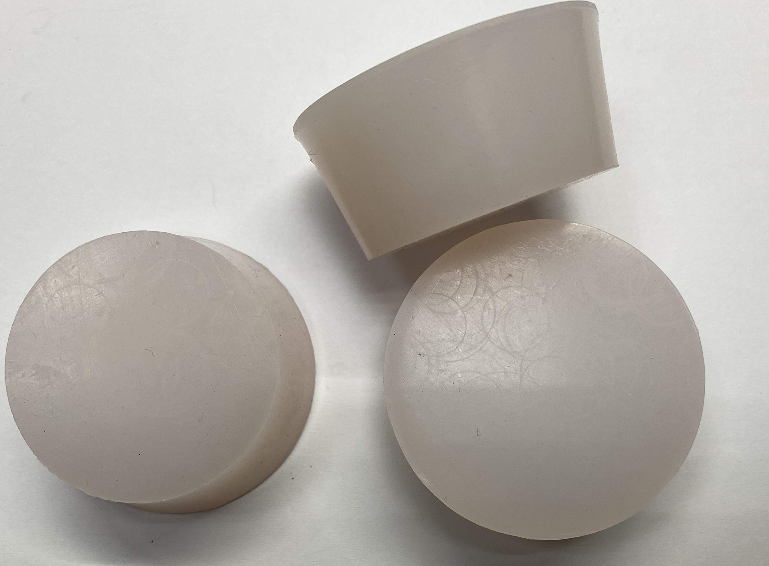 dexierp Protection Force #11 Stopper Plug For 1-15/16" to 2-1/16" 50-52mm Hole (Pack of 3) tube Bottle Openning 2 1/4-4 1/2 UNC M55 M56 Thread Nut Paint Masking Reusable Silicone Rubber — image 1