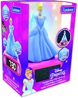 Lexibook Disney Princess Cinderella Nightlight Alarm Clock Pink RL800DP view 6