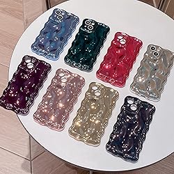 FABSPARK Case for iPhone 14 Pro,3D Meteorite Bubble