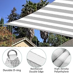 SunnyRoyal Sun Shade Sail 11'x16' Rectangle Shade