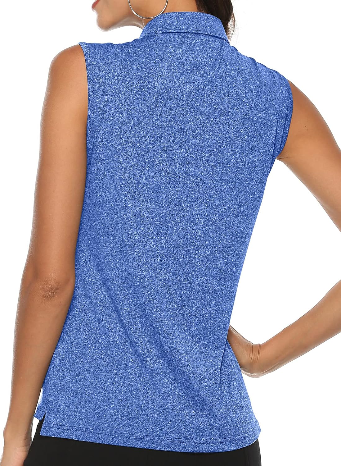 AjezMax Women's Golf Sleeveless Polo Quick-Drying Sports Shirts : Clothing