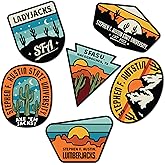 Desert Cactus Stephen F. Austin State University Sticker Lumberjacks SFA Vinyl Decals Laptop Water Bottle Car Scrapbook T2 (Type 2-Southwest)