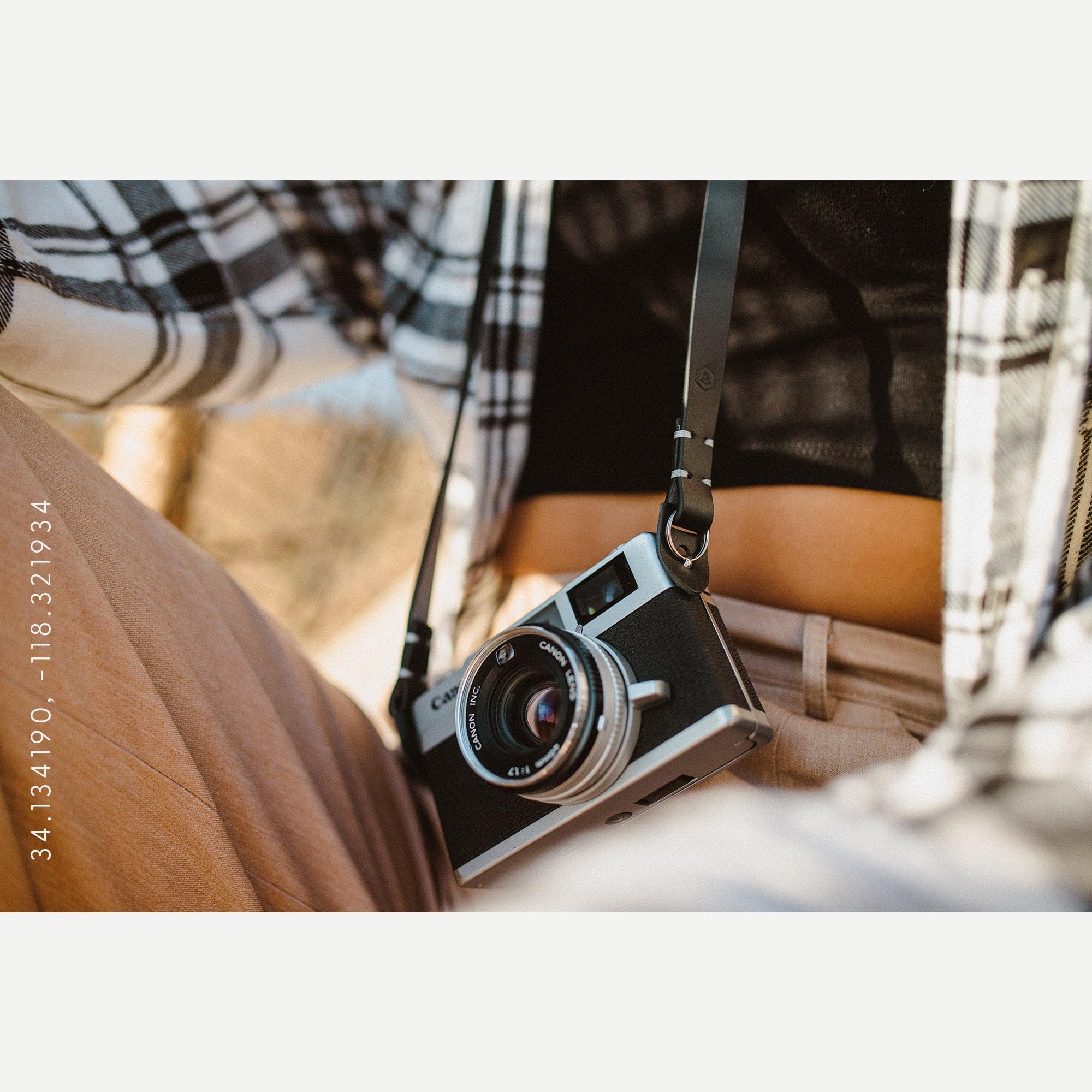 Evergreen Leather Camera Strap – Split Ring, 28