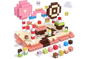 Feoxialy Magnetic Blocks for Kids Ages 3-5,54pcs Candy Magnetic Building Blocks Pink Magnet Cubes Sensory Creative Learning Toys Gifts for Toddlers Ages 4-8 5 6 7+Year Old Girls Birthday Easter