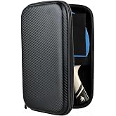 Rintifia&reg; Hard Shell Ping Pong Paddle Case - Table Tennis Racket Cover for 2 Paddles &amp; Balls, Water-Resistant EVA Storage Bag with Mesh Pocket, Anti-Drop Travel Case