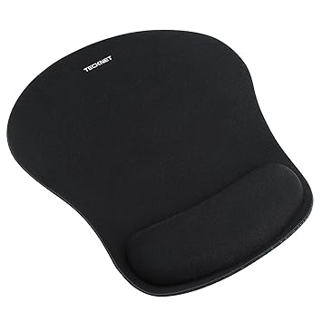 TECKNET Mauspad, Ergonomisches Komfort Mousepad Office Mat Gel mit Handgelenkauflage für Computer und Laptop