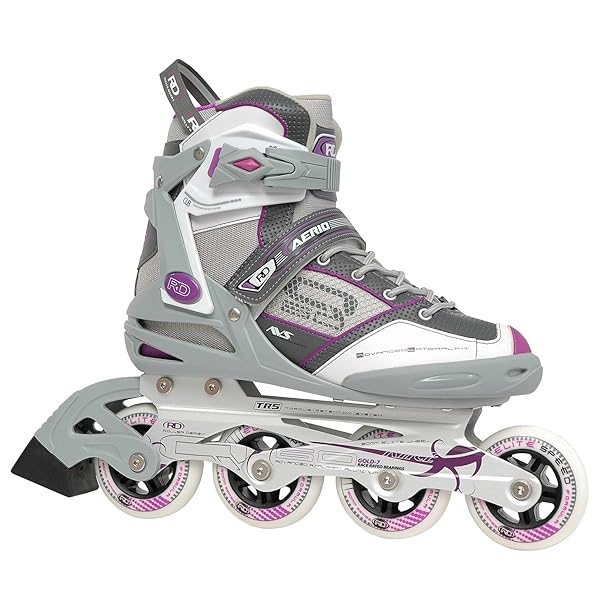 ROLLER DERBY AERIO Q-60 WOMEN’S INLINE SKATES, PURPLE,...