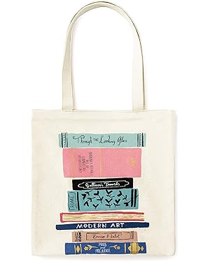 Canvas Tote Bag with Interior Pocket