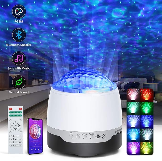 Star Projector Galaxy Projector, ARORY Ocean Wave Starry Projector with
