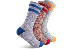 FEIDEER Hiking Walking Socks For Women, Multi-pack Outdoor Recreation Socks Moisture Wicking Crew Socks
