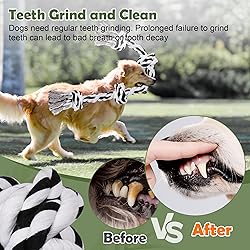UPSKY Large Dog Rope Toys for Aggressive Chewers,2