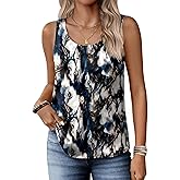 Zeagoo Silk Satin Tank Tops for Women Scoop Neck Sleeveless Camisole Tops 2026 Summer Basic Blouses