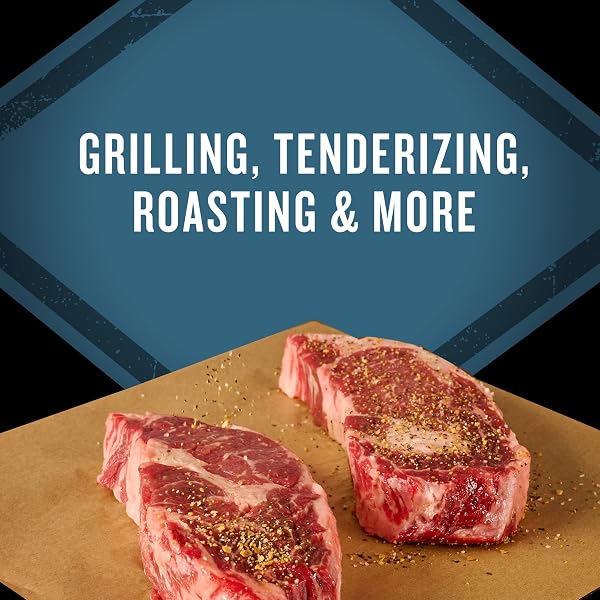 MCCORMICK GRILL MATES SEASONING, CRACKED PEPPERCORN & WORCESTERSHIRE, BOLD & SAVORY FLAVOR FOR STEAK, CHICKEN AND VEGETABLES, PERFECT FOR GRILLING, ROASTING, AIR-FRYING, COOKOUTS, AND WEEKNIGHT MEALS, 2.75 OZ