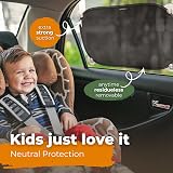 CARAMAZ Car Window Shades for Baby 48x30 cm Pack of 2 Black view 2