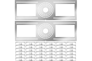 VANCITRUE New Construction Mounting Plate, 2-3-3.75-4-5-6 Inch, LED Recessed Lighting Housing Plate for New Construction and Remodeling, 36PC Shallow Recessed Led Lighting Plate