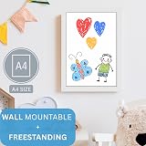 Clay Roberts A4 White Photo Frame – Wall Mount, Portrait or Landscape view 4
