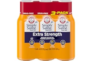 ARM & HAMMER Simply Saline Extra Strength for Severe Congestion Relief Nasal Mist: 4.6oz 3-Pack