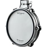 Roland PD-10P V-Pad | 10-inch Premium V-Pad | Next-Generation Feel &amp; Enhanced Playability | Triple Piezo Sensor | Hard Rubber Rim &amp; Revised Hoop Design | Compatible with a Wide Range of Roland V-Drums