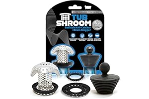 TubShroom Ultra Revolutionary Bath Tub Drain Protector Hair Catcher/Strainer/Snare Stainless Steel