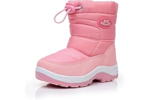 Blikcon Boys Girls Snow Boots Slip Resistant Waterproof Winter Boots (Toddler/Little Kid)