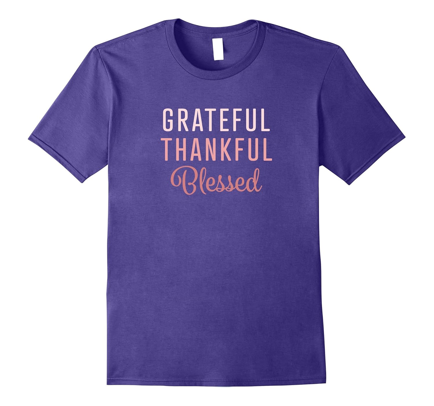 Grateful, Thankful, Blessed - Christian Thanksgiving t-shirt-ANZ
