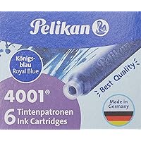 Pelikan Cartucho Para Caneta Tinteiro 4001 Azul Royal Tp/6