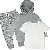 HonestBaby unisex-baby Playwear Outfit Sets Tops and Bottoms 100% Organic Cotton for Baby and Toddler Boys, Unisex