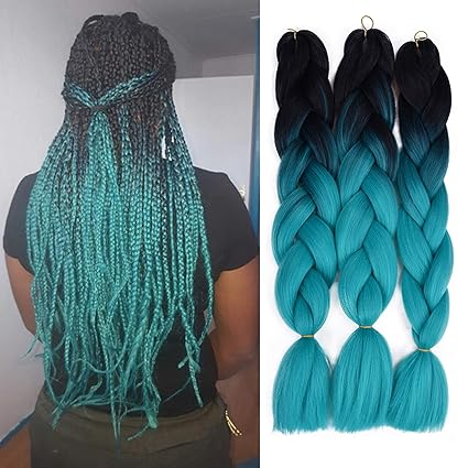 Amazon Com Yrenrea Braiding Hair 3 5pcs Lot Ombre Twist Braids