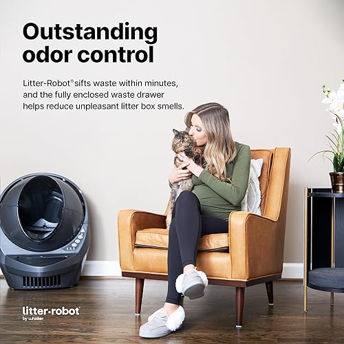 Litter-Robot Connect Core Bundle by Whisker, Grey Includes