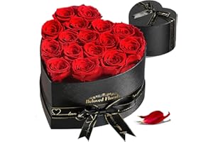 Auoasl 16 Preserved Flowers Rose Birthday Gifts for Women Her Mom Wife Girlfriend Grandma on Valentines Mothers Day Christmas Anniversary Romantic