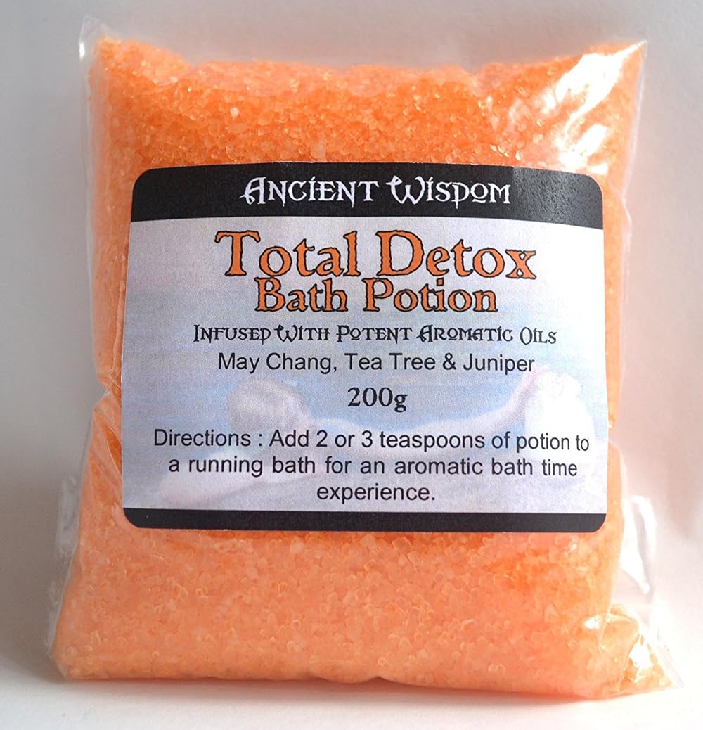 Ancient Wisdom Dead Sea Salts Total Detox Bath Potion May Chang Tea Tree
