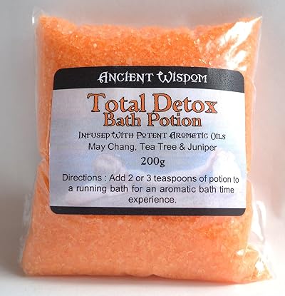 Ancient Wisdom Dead Sea Salts Total Detox Bath Potion May Chang Tea Tree