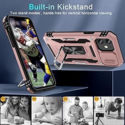 DEERLAMN Case for iPhone 11 with Slide Camera