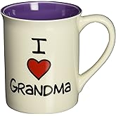 Our Name is Mud “I Heart Grandma” Stoneware Mug, 16 oz.