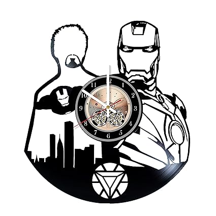 Amazon Com Wood Workshop Iron Man Marvel Vinyl Record Wall