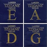 Larsen Tzigane 4/4 Violin String Set - Medium Gauge with Ball-end E