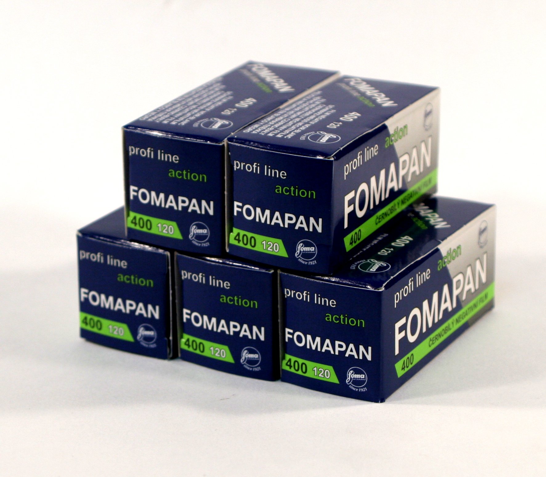 Fomapan 400ASA 120 Pack Of Five