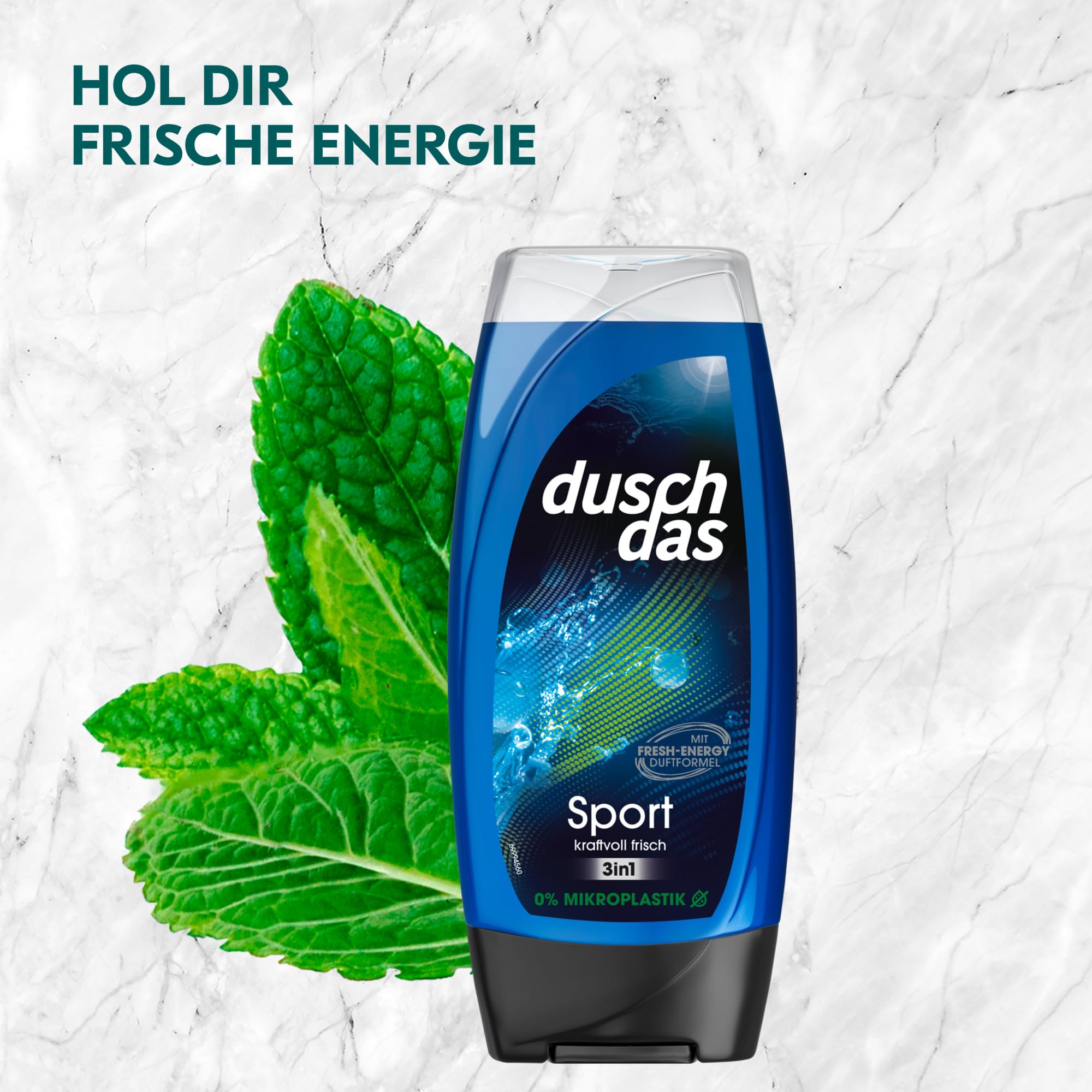 Duschdas 3-in-1 Duschgel & Shampoo Sport Duschbad mit Fresh-Energy-Duftformel sorgt für einen erfrischenden Start in den Tag 6x 225 ml 4
