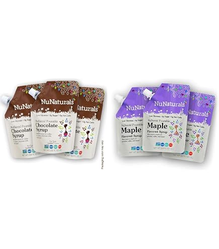 Amazon.com: Nunaturals All Natural Chocolate Syrup (Pack Of 3, 6.6