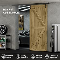 AONAYIOA 79.2"/6.6FT Ceiling Mount Box Rail Barn