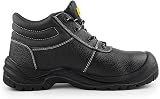 Black Hammer Safety Boots Steel Toe Cap Leather S3 SRC Lightweight UK 10 view 5