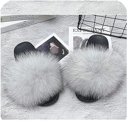 amazon fox fur slides