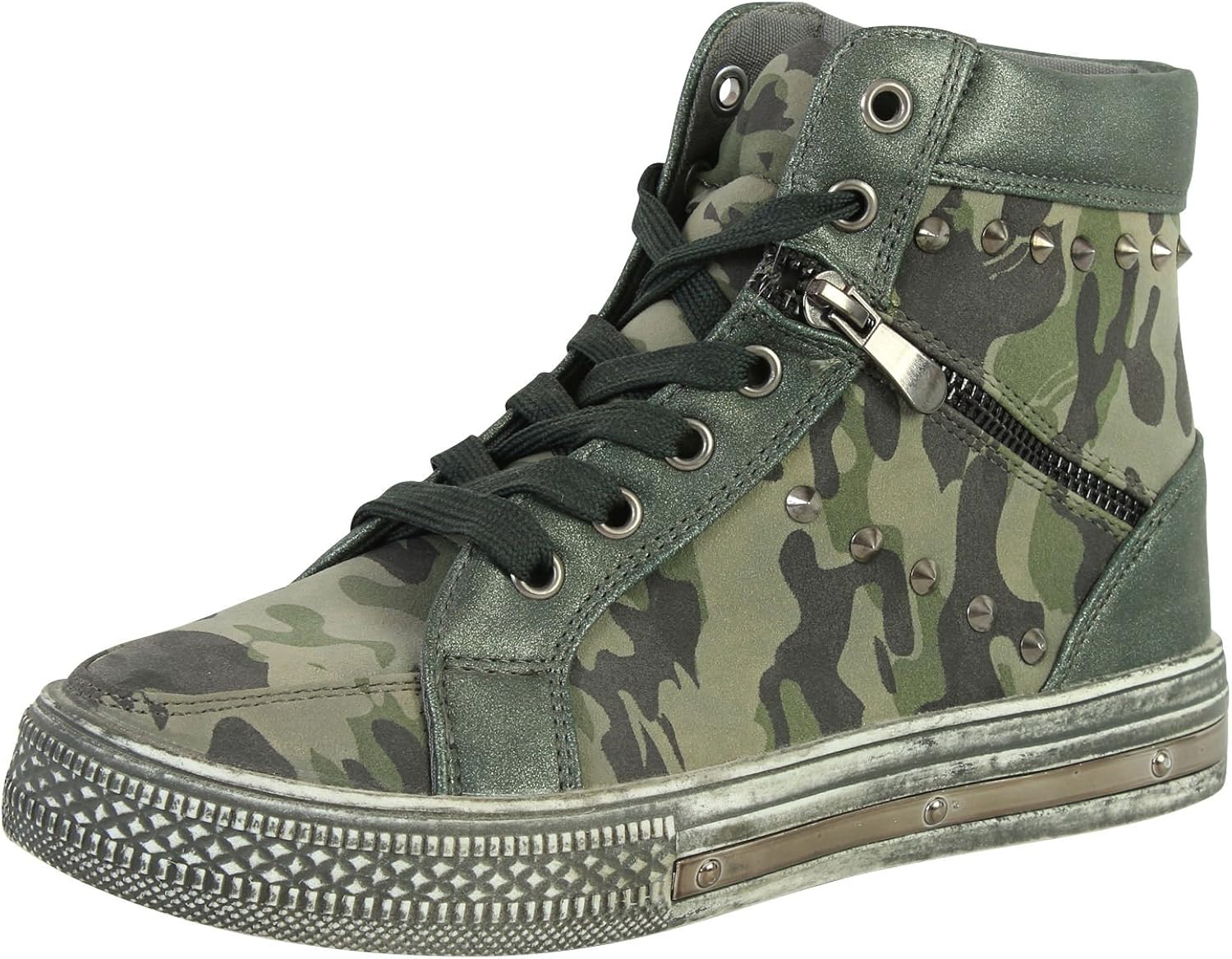ladies camouflage trainers