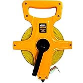 Johnson Level & Tool 1829-0100 Metric/Inch Fiberglass Long Tape, 100', Yellow, 1 Tape