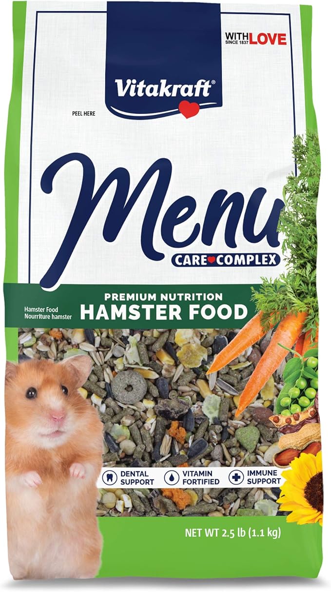 Vitakraft Menu Vitamin Fortified Hamster Food, 2.5Pound Amazon.ca