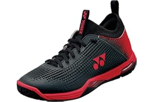 YONEX Power Cushion Eclipsion Z Men's Badminton Court Shoe (Black/Red) Size: