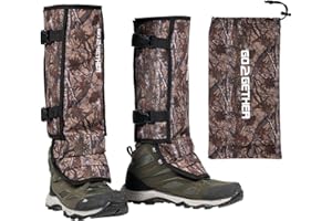 G2 GO2GETHER Snake Gaiter, Gaiters for Hunting, Waterproof Snake Chap for Men and Women,Shoe Boot Leg Gaiter with Adjustable Size