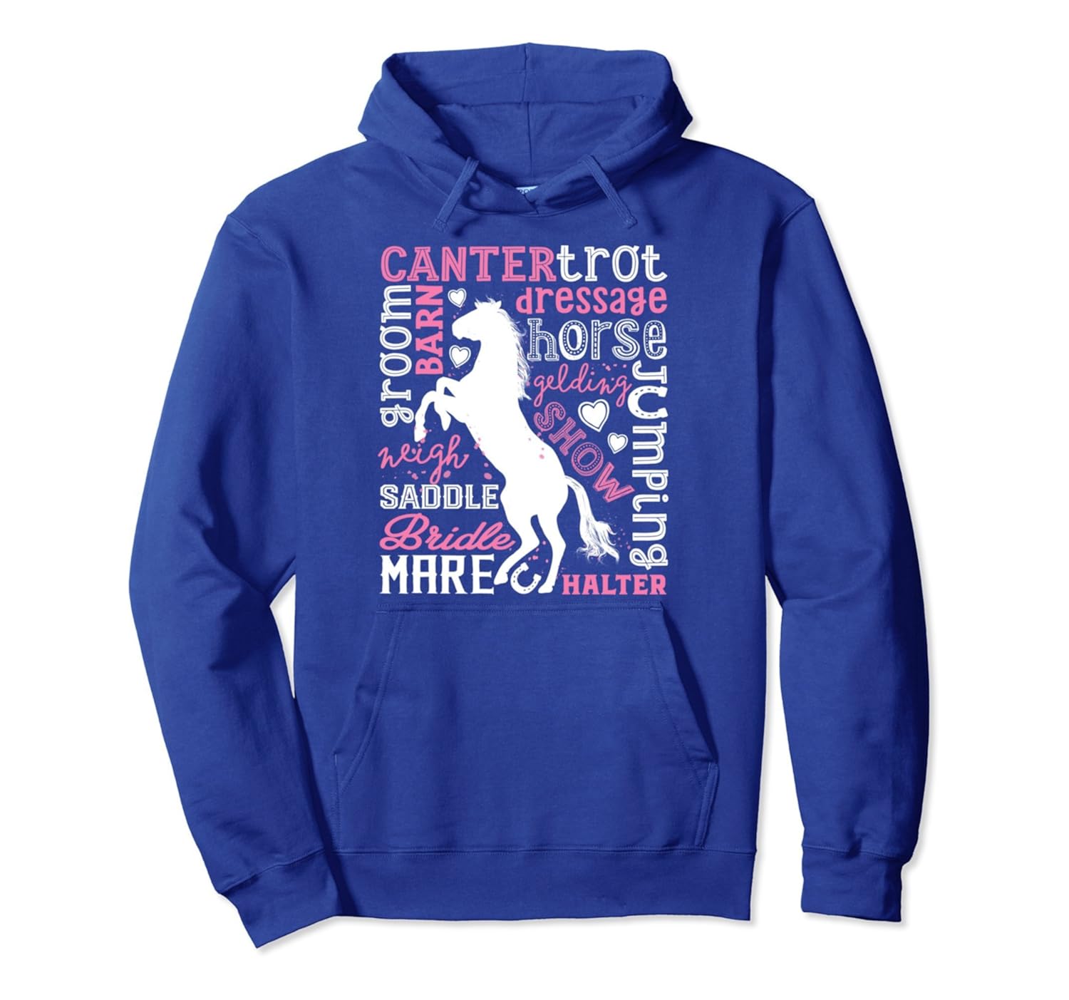 Horse Hoodie For Girls Women Gifts Horses Horseback Riding Colonhue