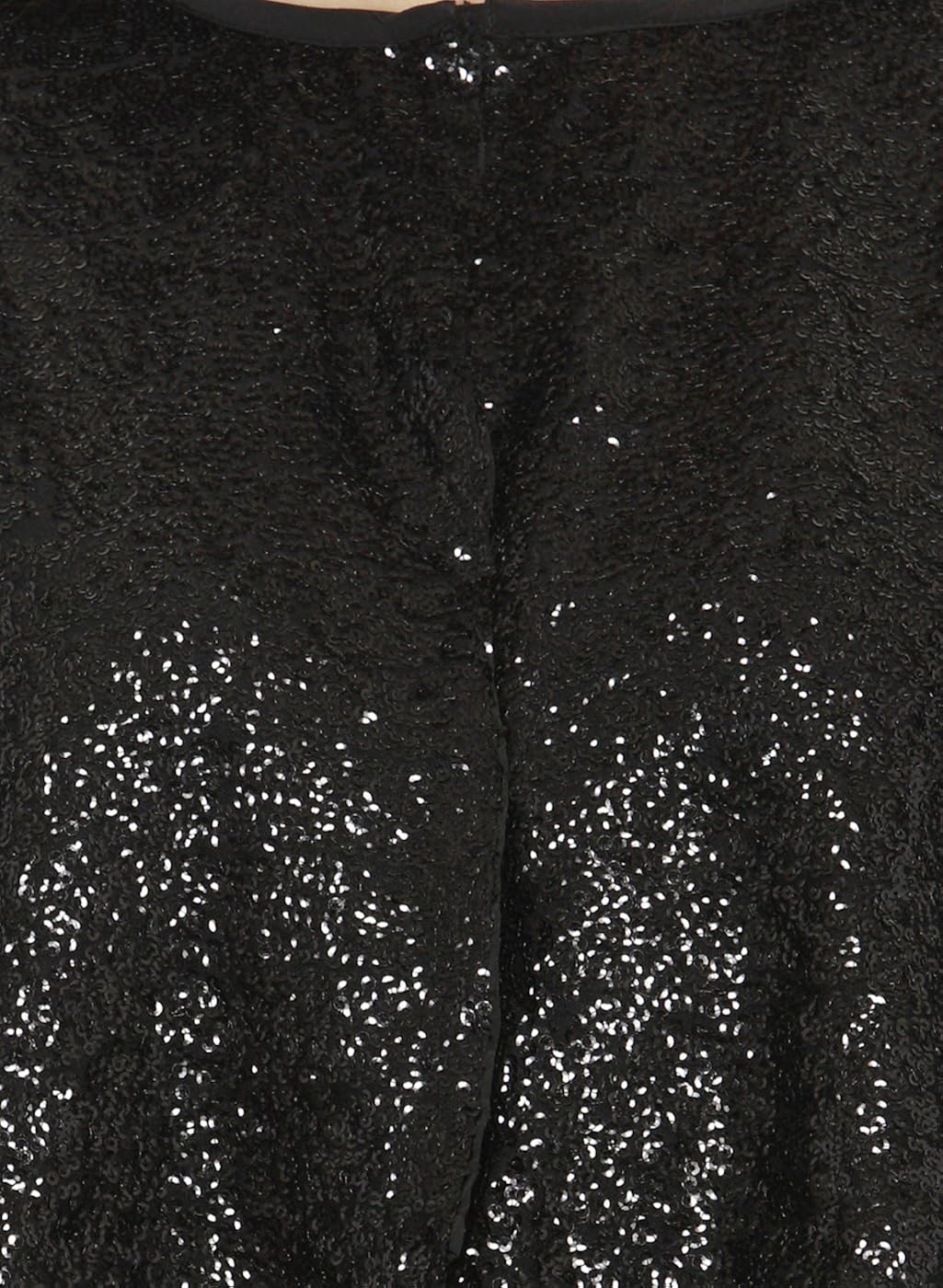 just wow black poly georgette women's dress (jw812)